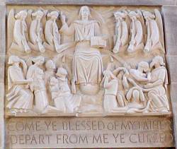 jesus -left right matt 25